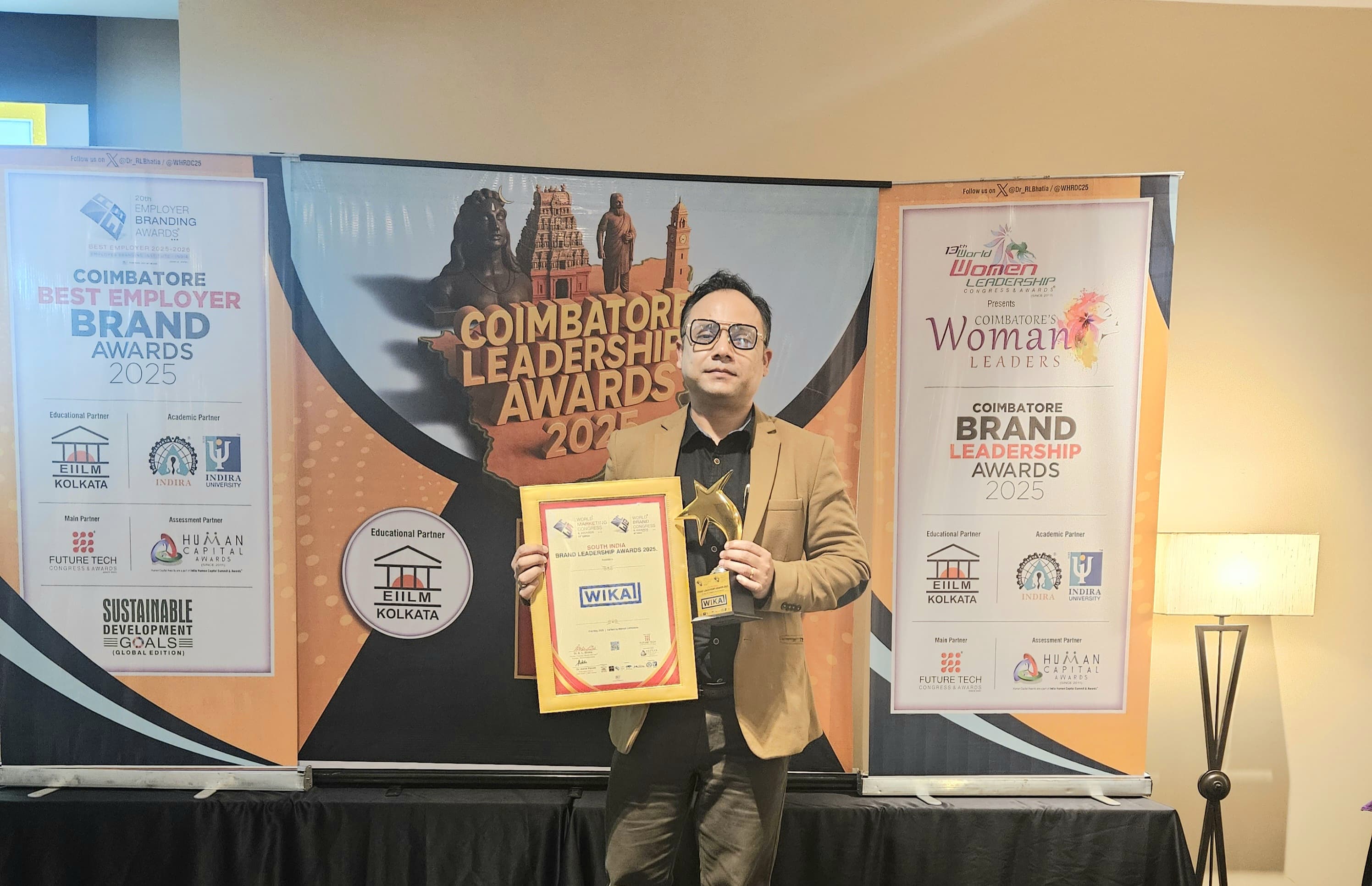 WIKA India Wins Prestigious Brand Leadership Award 2025 & Employer Brand of the Year 2025 by CMO ...